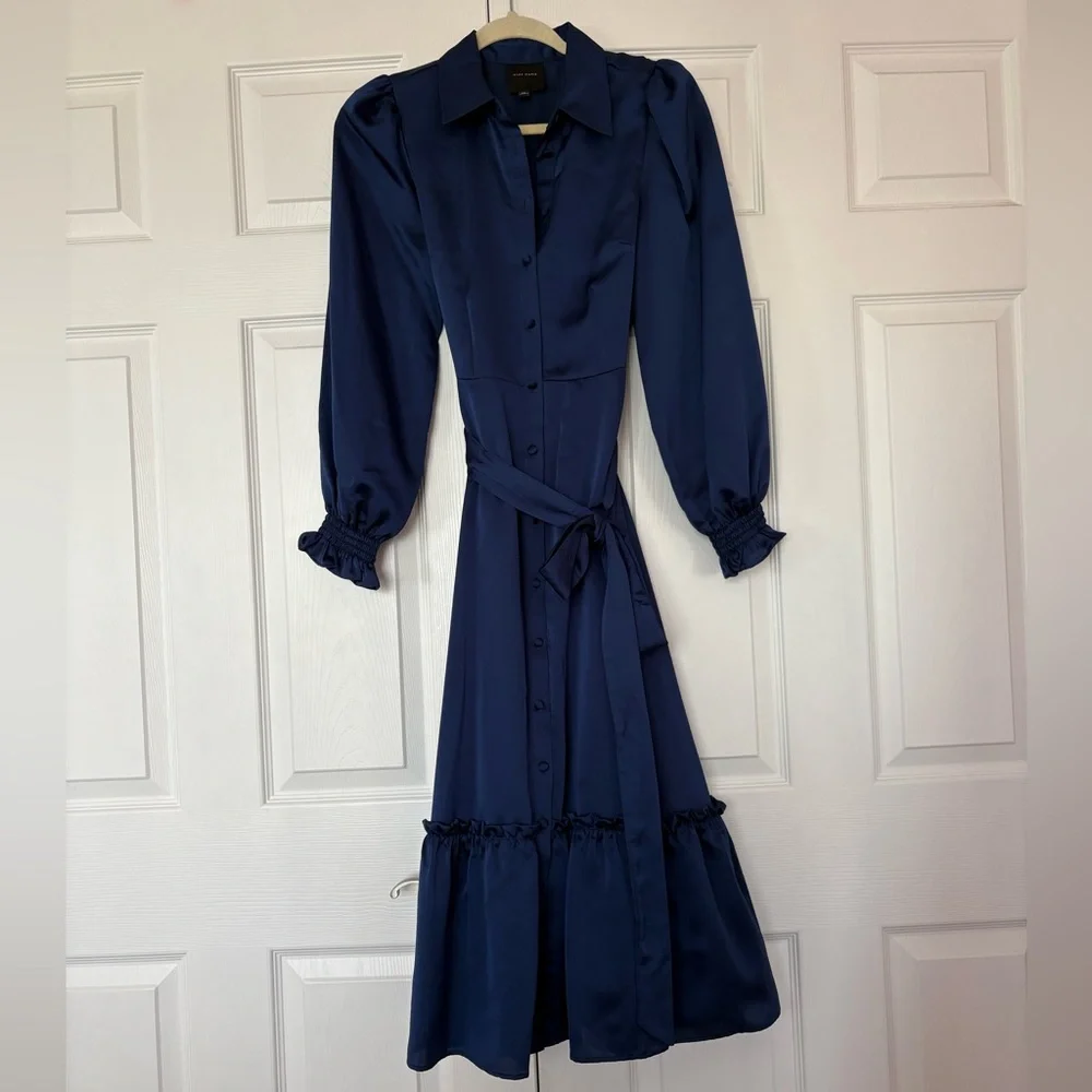 Alex Marie Midi Satin Dress - Picture 1 of 2